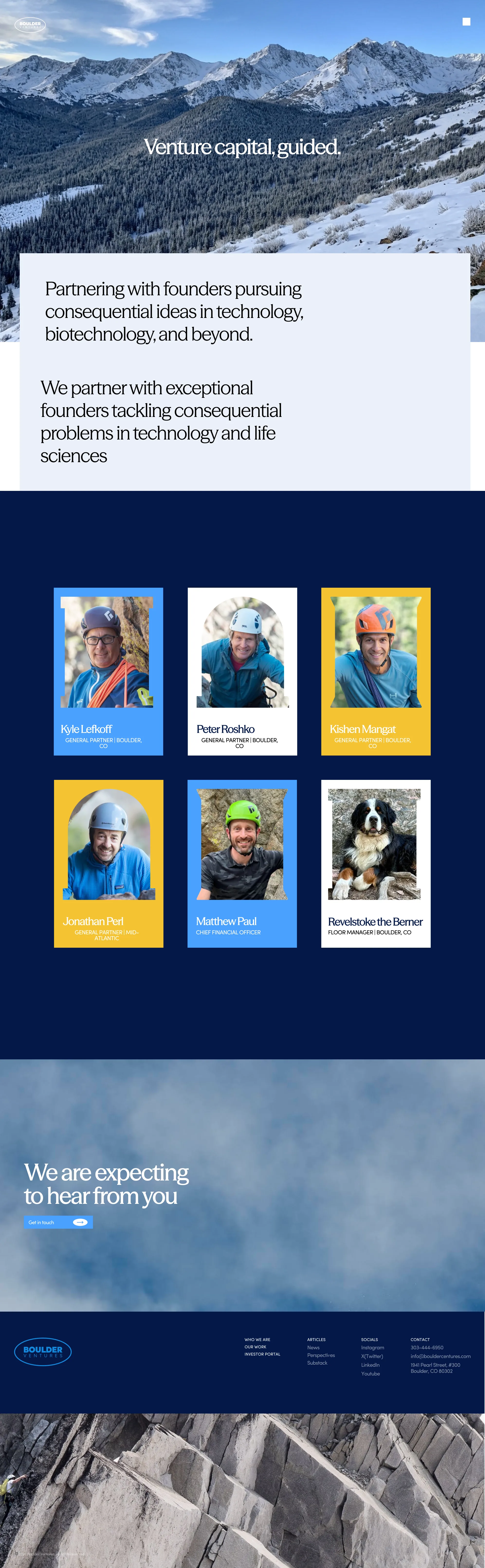 Recommended Boulder Ventures who we are page