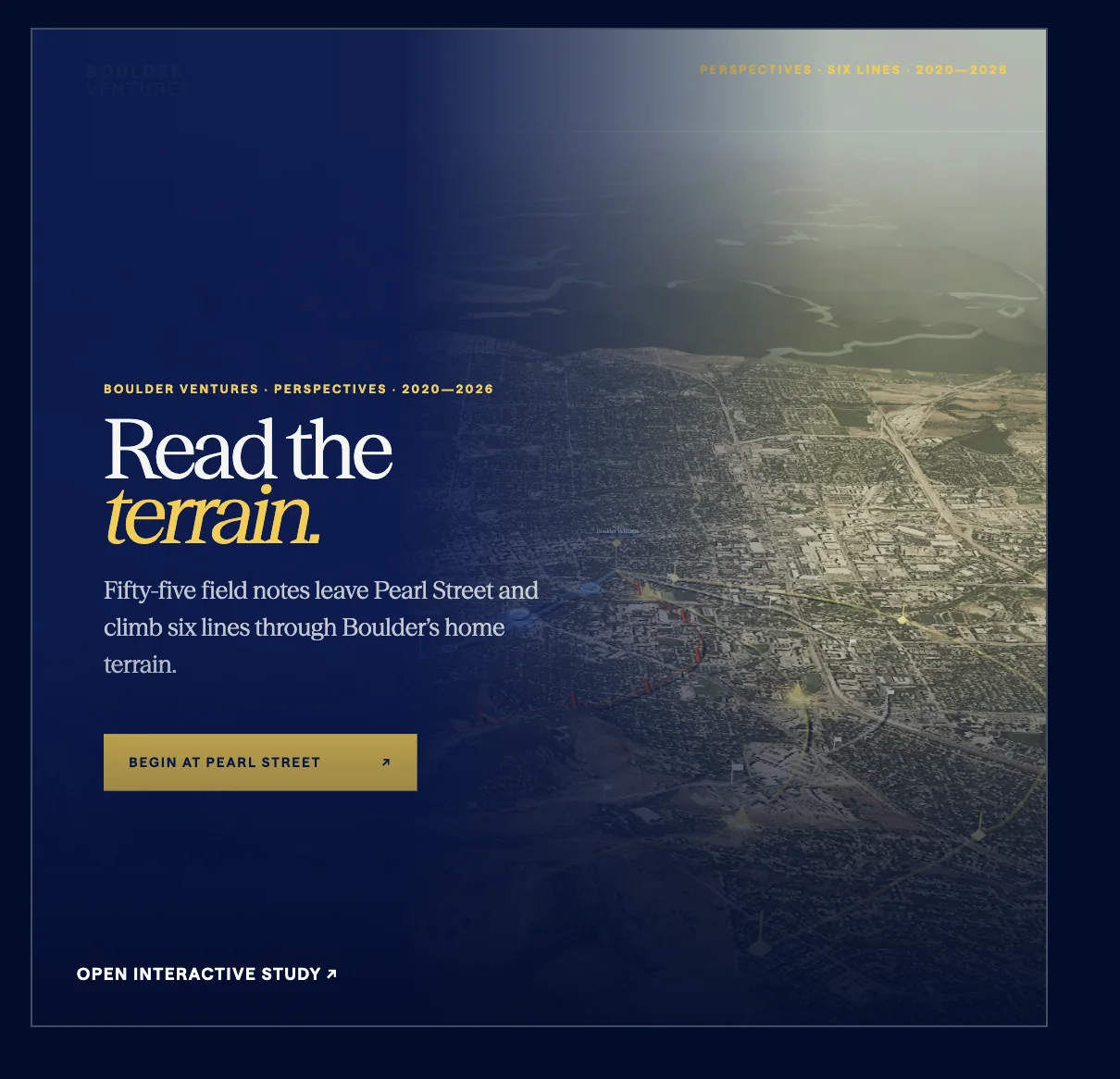 Read the Terrain interactive Perspectives study